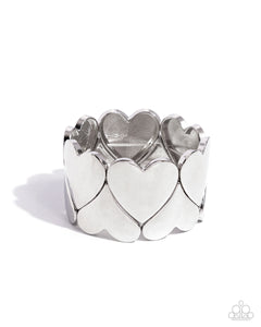 paparazzi-accessories-sweetheart-setting-silver-bracelet