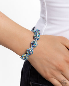 Knotted Kindness - Blue Bracelet - Paparazzi Jewelry