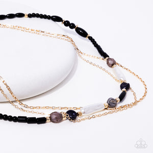 Basic Beading - Black Necklace - Paparazzi Jewelry