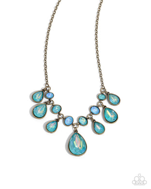 paparazzi-accessories-talented-teardrops-brass-necklace