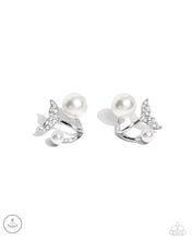 Load image into Gallery viewer, paparazzi-accessories-modular-mermaid-white-post earrings
