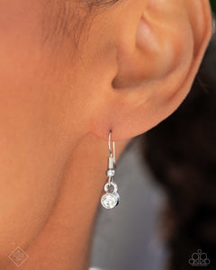 Excessive Embellishment - White Necklace - Paparazzi Jewelry