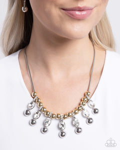 Just A Habit - White Necklace - Paparazzi Jewelry