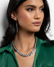 Load image into Gallery viewer, Linked Lady - White Necklace - Paparazzi Jewelry
