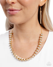 Load image into Gallery viewer, Linked Lady - Gold Necklace - Paparazzi Jewelry
