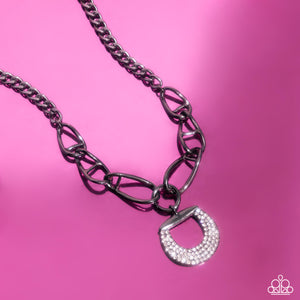 Linked Leader - Black Necklace - Paparazzi Jewelry