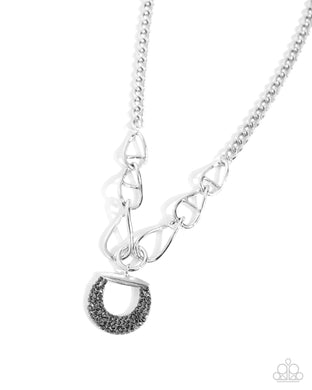 paparazzi-accessories-linked-leader-silver-necklace