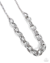 Load image into Gallery viewer, paparazzi-accessories-flickering-fact-silver-necklace
