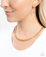 Load image into Gallery viewer, Laidback Layers - Gold Necklace - Paparazzi Jewelry

