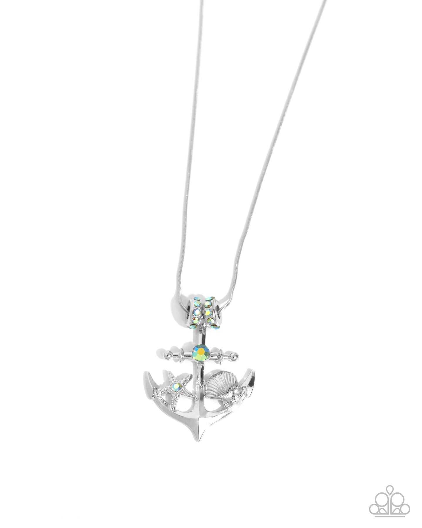 paparazzi-accessories-anchored-accent-green-necklace