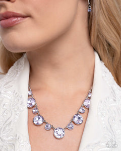Genteel Gallery - Purple Necklace - Paparazzi Jewelry
