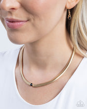 Load image into Gallery viewer, Stunning Solitaire - Black Necklace - Paparazzi Jewelry
