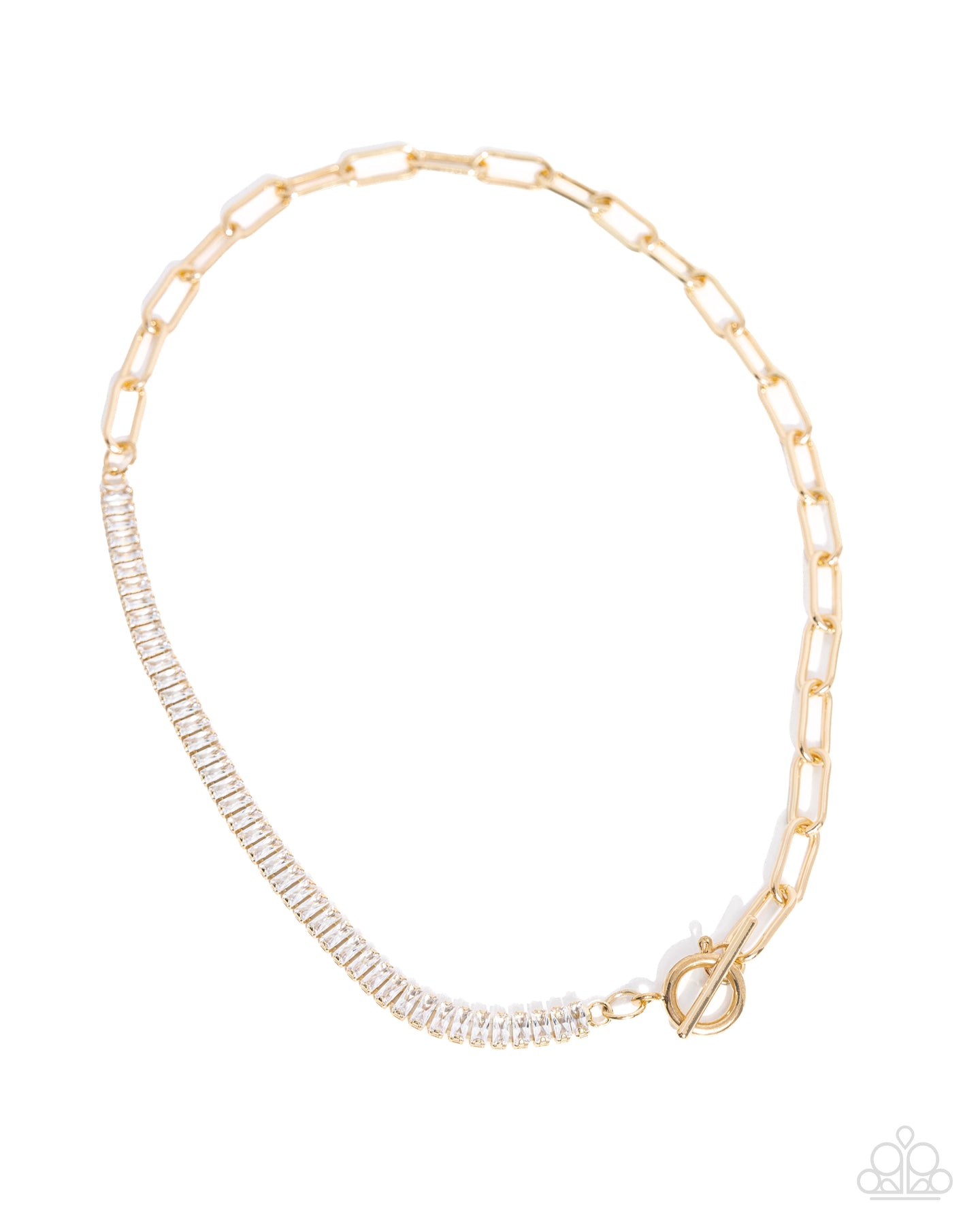 paparazzi-accessories-mismatched-monarchy-gold-necklace
