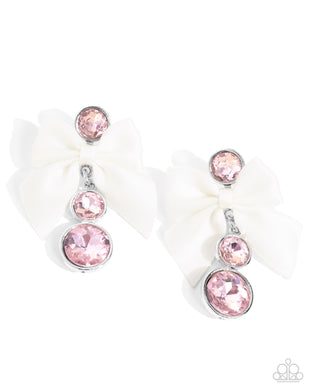 paparazzi-accessories-genteel-glam-pink-post earrings