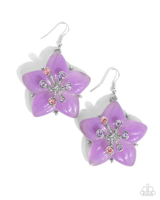 paparazzi-accessories-summer-sprigs-purple-earrings