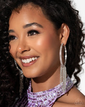 Load image into Gallery viewer, Jaw-Dropping Jubilee - White Earrings - Paparazzi Jewelry
