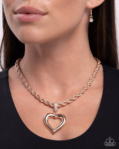 Admirable Academy - Rose Gold Necklace - Paparazzi Jewelry
