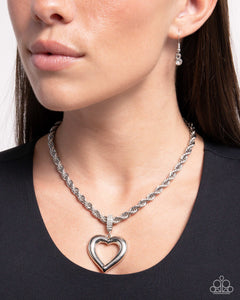 Admirable Academy - White Necklace - Paparazzi Jewelry