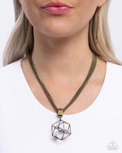 Load image into Gallery viewer, Eager Elegance - Brass Necklace - Paparazzi Jewelry
