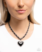 Load image into Gallery viewer, Austere Attraction - Black Necklace - Paparazzi Jewelry
