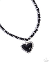 Load image into Gallery viewer, paparazzi-accessories-austere-attraction-black-necklace
