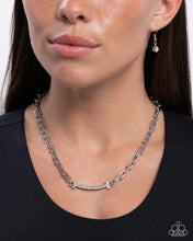 Load image into Gallery viewer, Anchored Actress - White Necklace - Paparazzi Jewelry
