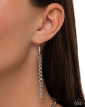 Load image into Gallery viewer, Refreshing Roses - Silver Necklace - Paparazzi Jewelry
