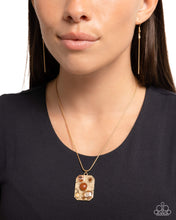 Load image into Gallery viewer, Admirably Abstract - Brown Necklace - Paparazzi Jewelry
