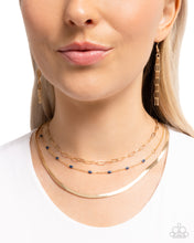 Load image into Gallery viewer, Mismatched Magic - Blue Necklace - Paparazzi Jewelry
