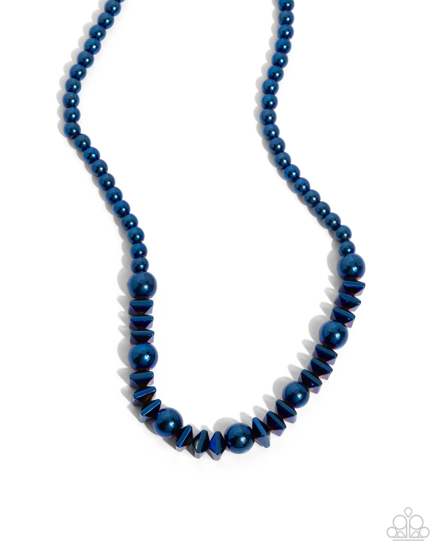 paparazzi-accessories-metallic-memory-blue-mens necklace