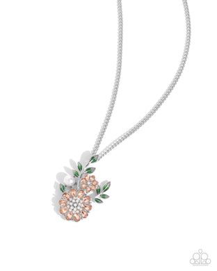paparazzi-accessories-botanical-bunch-orange-necklace