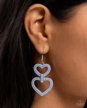 Load image into Gallery viewer, Dedicated Darling - Blue Earrings - Paparazzi Jewelry
