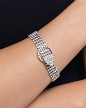 Load image into Gallery viewer, Musings Magic - White Bracelet - Paparazzi Jewelry
