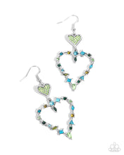 Load image into Gallery viewer, paparazzi-accessories-parallel-passion-green-earrings
