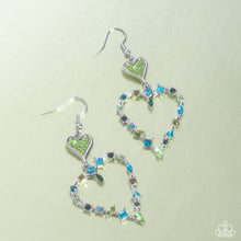 Load image into Gallery viewer, Parallel Passion - Green Earrings - Paparazzi Jewelry
