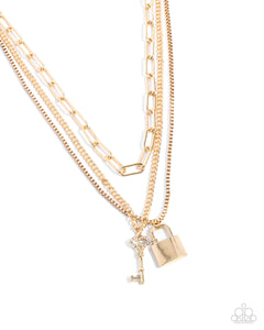 paparazzi-accessories-locks-of-luck-gold-necklace