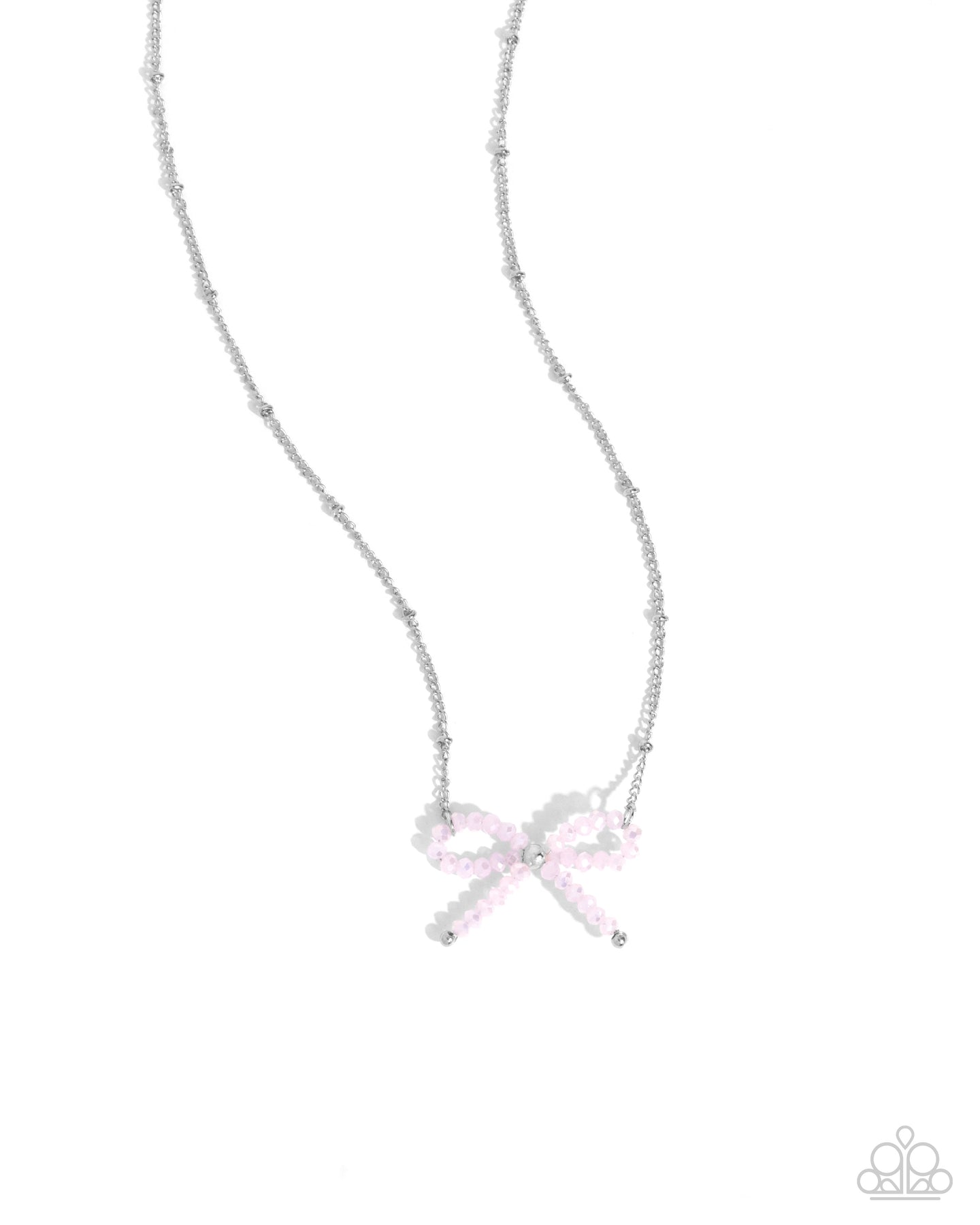 paparazzi-accessories-bridesmaid-bow-pink-necklace
