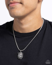 Load image into Gallery viewer, Leo Leader - Silver Mens Necklace - Paparazzi Jewelry
