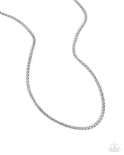 Load image into Gallery viewer, paparazzi-accessories-complicated-chain-silver-mens necklace
