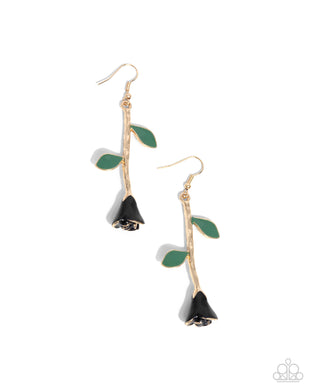 paparazzi-accessories-rose-reality-black-earrings