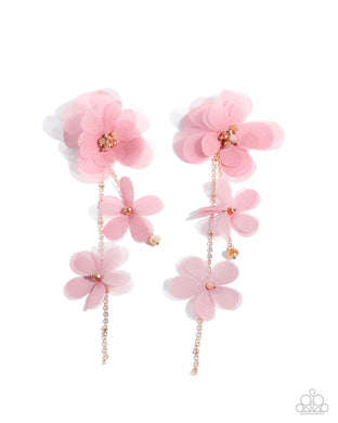 paparazzi-accessories-balletcore-pink-post earrings