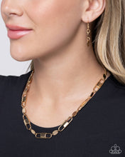 Load image into Gallery viewer, Seamless Sunset - Gold Necklace - Paparazzi Jewelry
