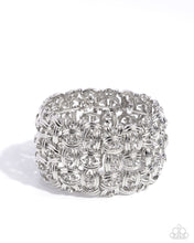 Load image into Gallery viewer, paparazzi-accessories-woven-wardrobe-white-bracelet
