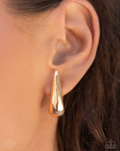 Load image into Gallery viewer, Positive Change - Gold Earrings - Paparazzi Jewelry
