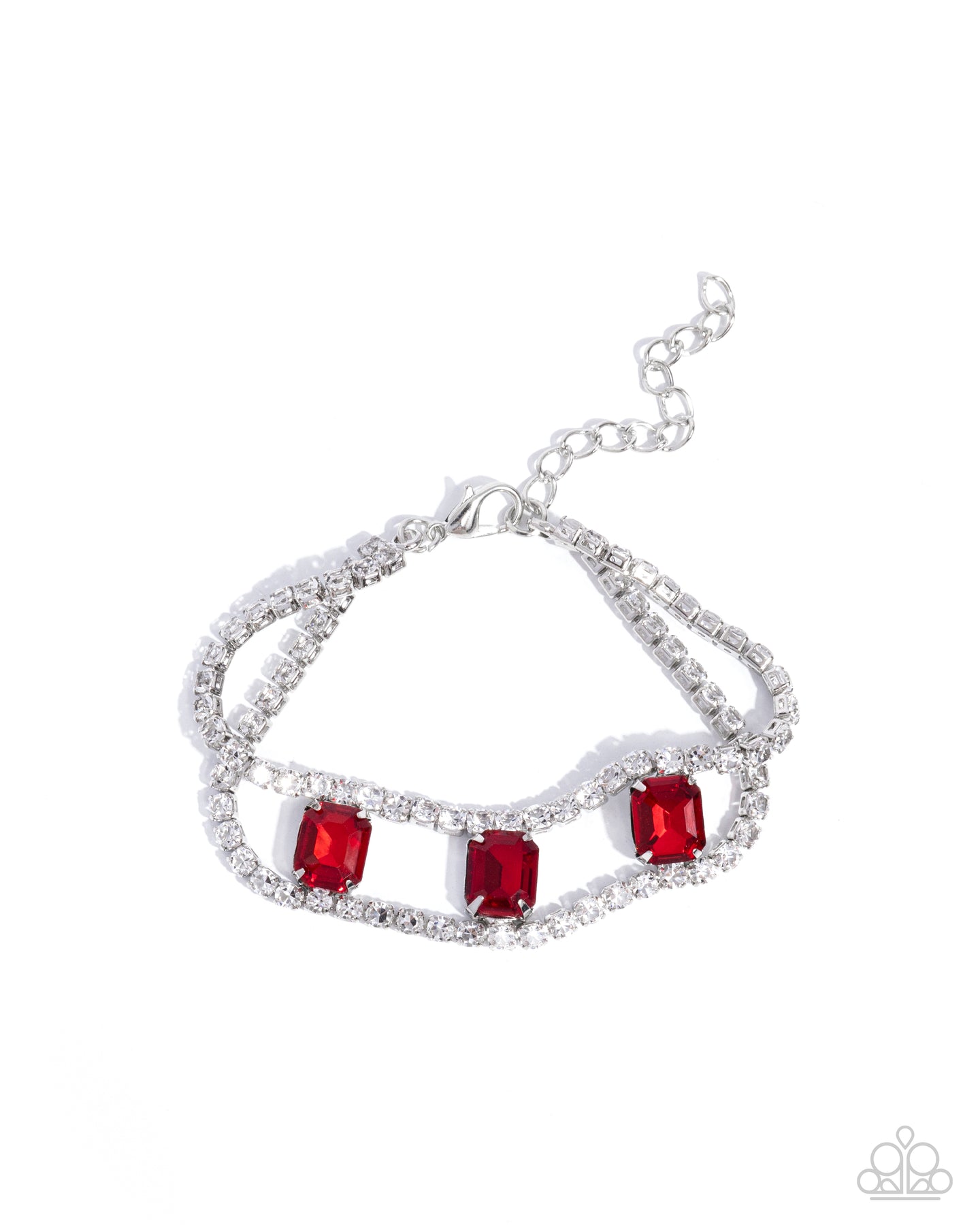 paparazzi-accessories-embedded-elegance-red