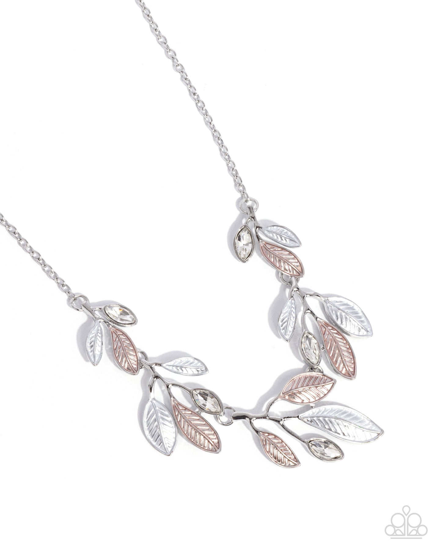 paparazzi-accessories-lyrical-leaves-brown-necklace