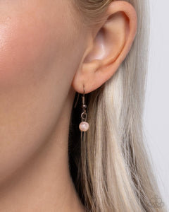 Tasteful Trimming - Copper Necklace - Paparazzi Jewelry