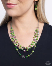 Load image into Gallery viewer, Radiantly Rich - Green Necklace - Paparazzi Jewelry
