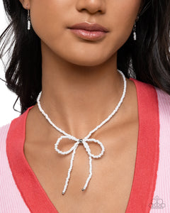 High-Class Hype - White Necklace - Paparazzi Jewelry