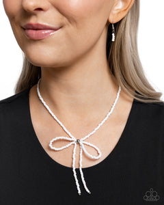 High-Class Hype - White Necklace - Paparazzi Jewelry